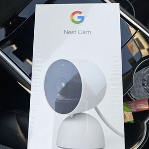 Google Nest Cam in Classic White Indoor, New In Box